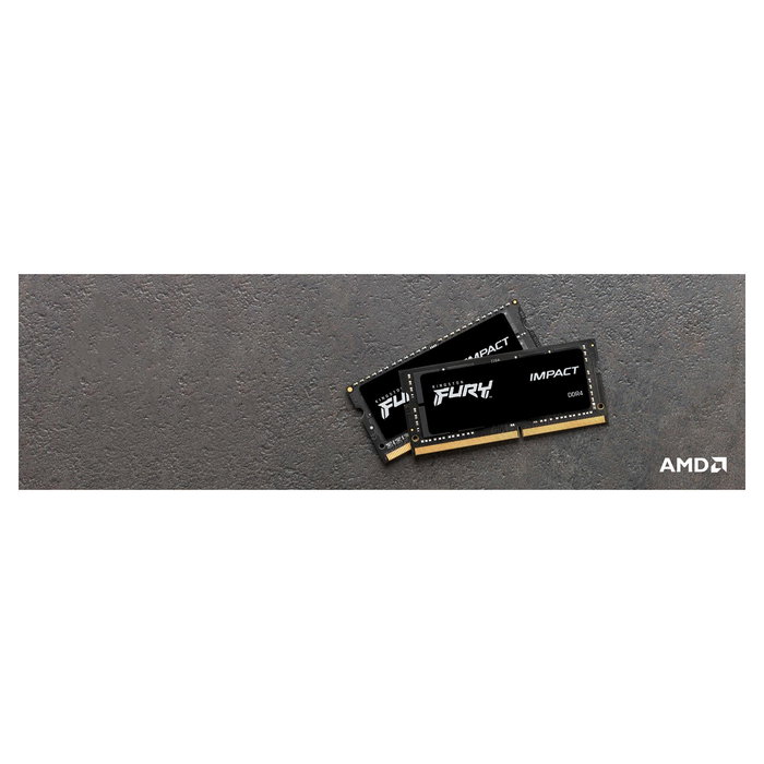 Memoria ram kingston 8gb 3200mhz ddr4 cl20 sodimm fury impact