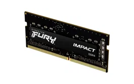 Kingston FURY Impact 8GB DDR4 3200MHz CL20 SODIMM (Módulo para Portátil) - Compatible con Intel XMP y AMD Ryzen, Negro