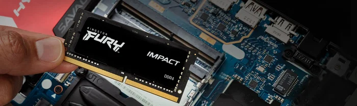 Kingston FURY Impact 8GB DDR4 3200MHz CL20 SODIMM (Módulo para Portátil) - Compatible con Intel XMP y AMD Ryzen, Negro