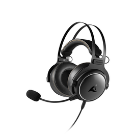 SHARKOON SGH50 Auriculares Alámbrico Diadema para Juego, Audio Hi-Res Certificado, Negro