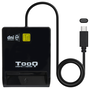 Tooq TQR-211B Lector de Tarjetas Inteligentes DNIe SIM USB-C, Negro