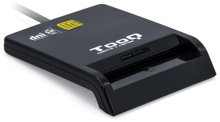 Tooq TQR-211B Lector de Tarjetas Inteligentes DNIe SIM USB-C, Negro Tooq TQR-211B Lector de Tarjetas Inteligentes DNIe SIM USB-C, Negro