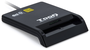 Tooq TQR-211B Lector de Tarjetas Inteligentes DNIe SIM USB-C, Negro