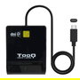 TooQ Lector DNI TQR-211B USB Tipo-C Negro