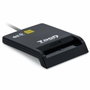 Tooq TQR-211B Lector de Tarjetas Inteligentes DNIe SIM USB-C, Negro