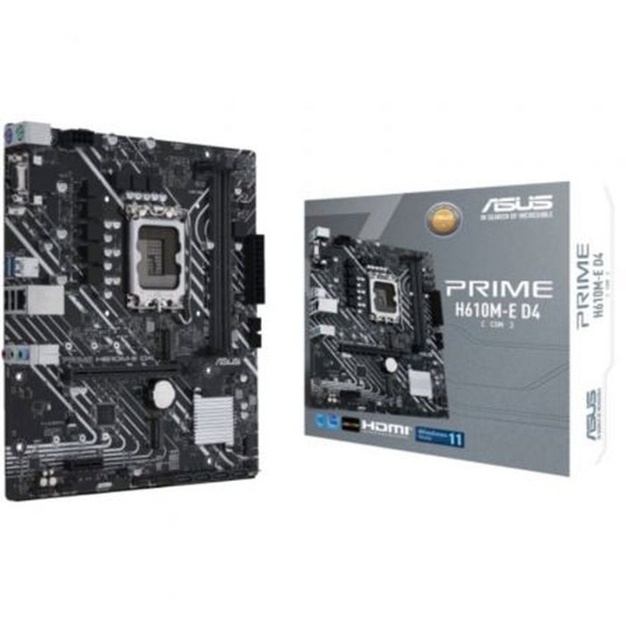 Asus Prime H610M-E D4-CSM DDR4 Micro ATX LGA 1700 Asus Prime H610M-E D4-CSM DDR4 Micro ATX LGA 1700