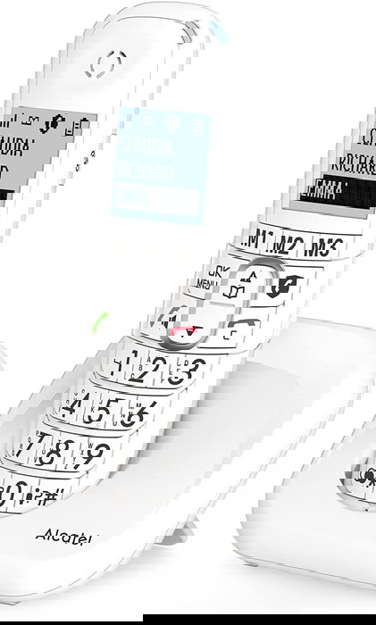 Alcatel Teléfono Inalámbrico Dect con Teclas Grandes, Pantalla XL, Manos Libres y Bloqueo de Llamadas