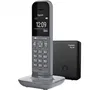 Gigaset CL390 Teléfono Inalámbrico Gris, Pantalla de Alto Contraste 5,1 cm, Agenda 150 Contactos, ECO DECT, Hasta 4 Auriculares, Bloqueo Llamadas, Manos Libres