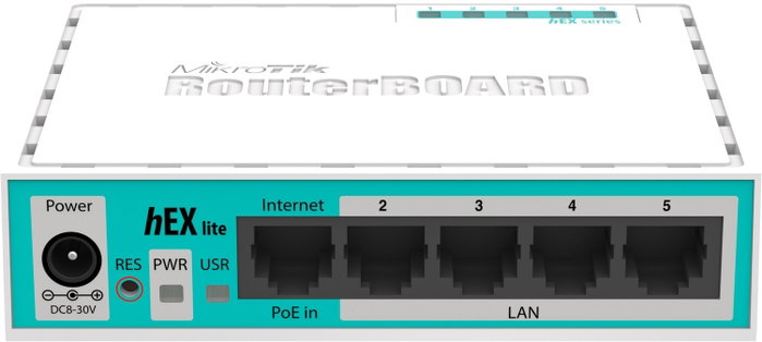 MikroTik hEX lite RB750R2 Blanco MikroTik hEX lite RB750R2 Blanco