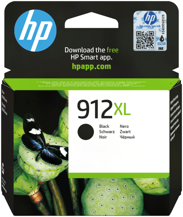 HP Cartucho de Tinta 912XL Negro Alta Capacidad