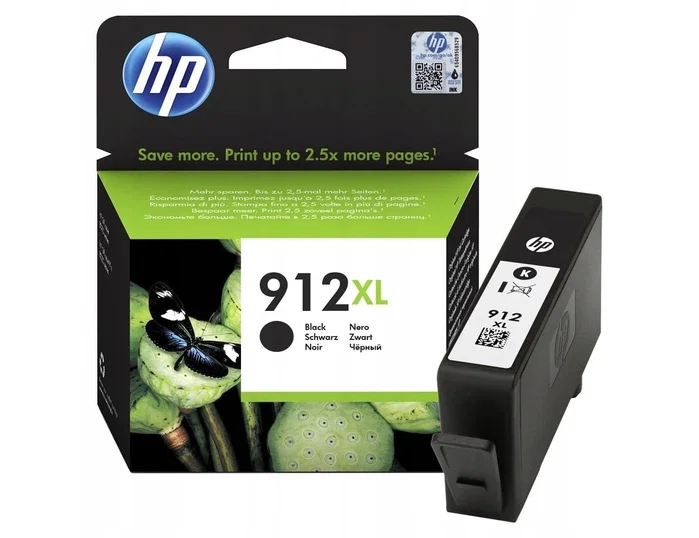 HP Cartucho de Tinta 912XL Negro Alta Capacidad