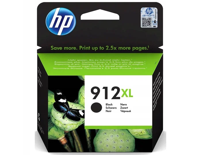 HP Cartucho de Tinta 912XL Negro Alta Capacidad