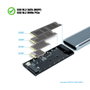 TooQ Shinobi Caja Externa para SSD M.2 NVMe/SATA Gris