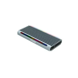 TooQ Shinobi Caja externa SSD M.2 PCIe SATA USB 10 Gbps - Gris