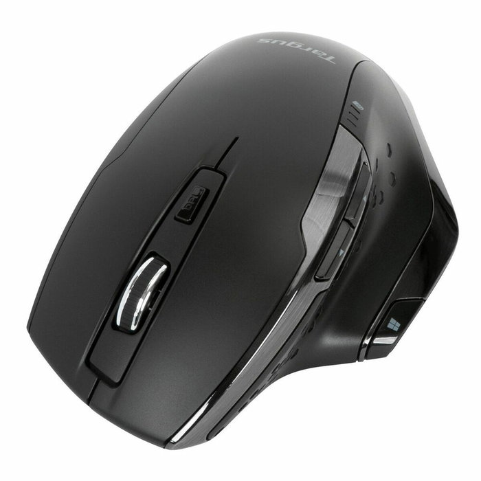 Targus AMW584GL Ratón Ergonómico Inalámbrico Blue Trace 1600 DPI Negro