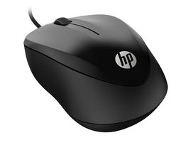 HP Ratón con Cable 1000 para Ordenador, Diseño Ergonómico y Precisión Optimizada para el Control