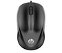 HP Ratón con Cable 1000 para Ordenador, Diseño Ergonómico y Precisión Optimizada para el Control