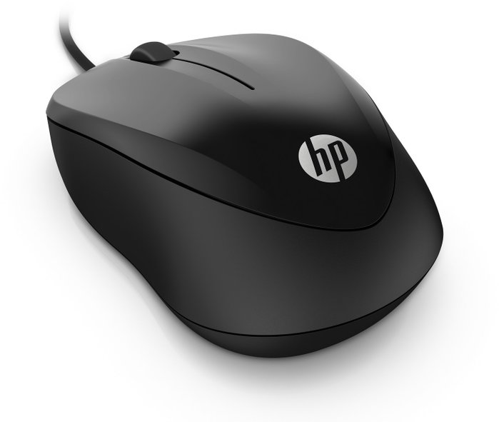 HP Ratón con cable 1000 Negro