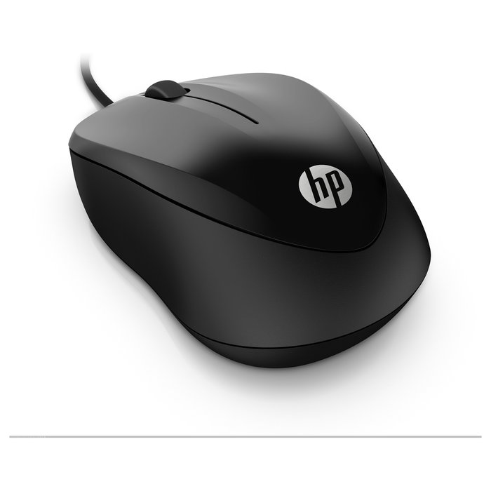 HP Ratón con cable 1000 Negro