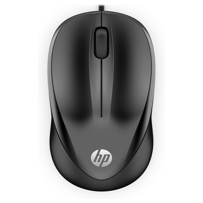 HP Ratón con cable 1000 Negro