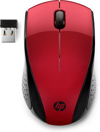 HP Raton 220 Rojo inalambrico