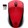 HP Ratón Inalámbrico 220 Óptico con Sensor 1600 DPI, Tecnología 2.4 GHz, Color Rojo, Autonomía hasta 15 Meses, Diseño Ergonómico y Ambidiestro