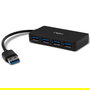 Nox Hub USB 3.0 4 Puertos NXLITEHUBONE Negro