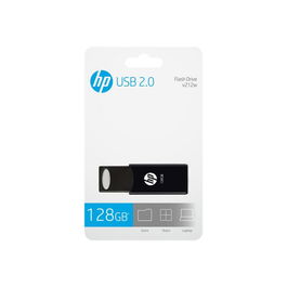HP Pendrive USB v212w 128 GB USB 2.0 Negro - Unidad Flash