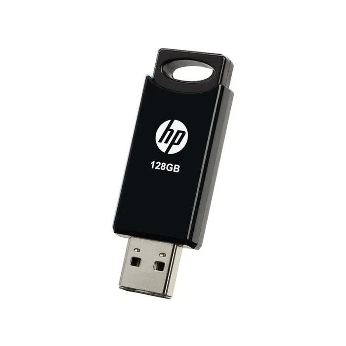 PNY v212w - Pendrive USB 128 GB, USB 2.0, Tipo A, Velocidad Lectura 14 MB/s, Negro, Tapa Deslizante, Modelo HPFD212B-128