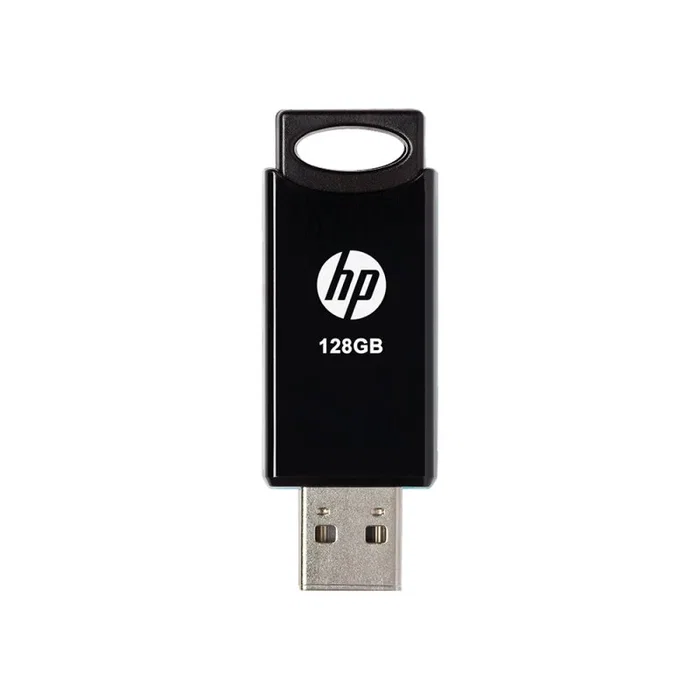 PNY v212w - Pendrive USB 128 GB, USB 2.0, Tipo A, Velocidad Lectura 14 MB/s, Negro, Tapa Deslizante, Modelo HPFD212B-128