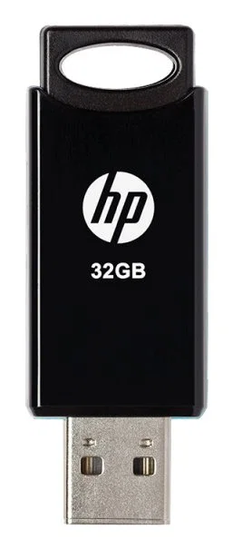 PNY Pendrive v212w 32 GB Unidad Flash USB 2.0 Tipo A con Deslizador Negro - HPFD212B32