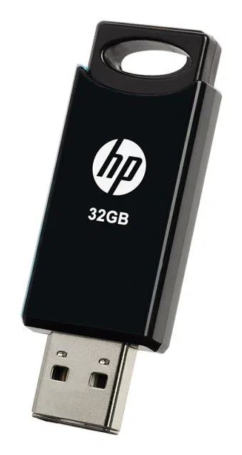 PNY Pendrive v212w 32 GB Unidad Flash USB 2.0 Tipo A con Deslizador Negro - HPFD212B32