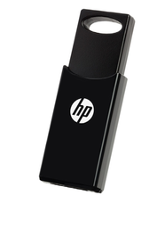 HP Pendrive V212W 64GB USB 2.0 Negro Tapa Deslizante Plástico - HPFD212B-64