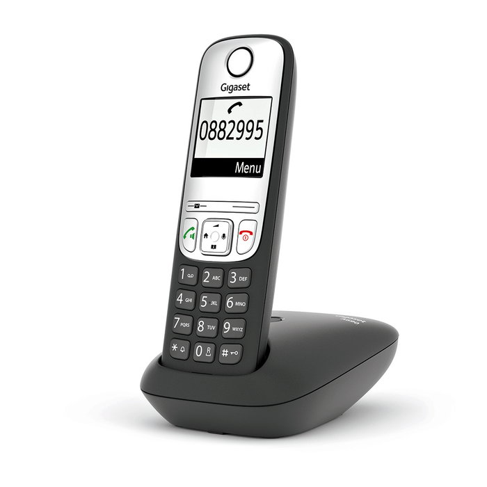 Gigaset A690 Teléfono Inalámbrico DECT Negro, Plata