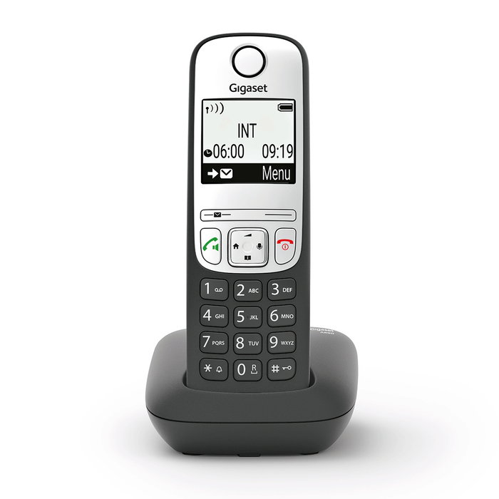 Gigaset A690 Teléfono Inalámbrico DECT Negro, Plata
