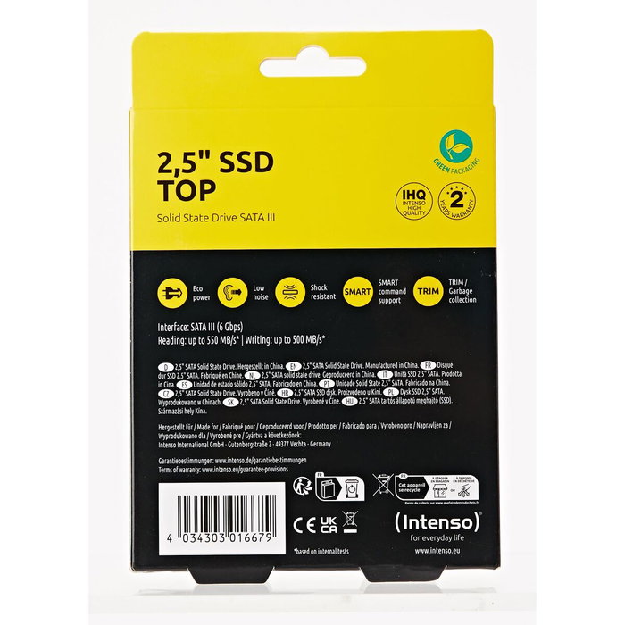 Intenso Top Performance SSD 128 GB 2,5 pulgadas SATA III Intenso Top Performance SSD 128 GB 2,5 pulgadas SATA III