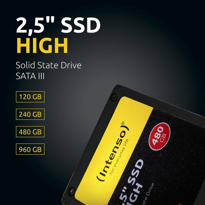 Intenso High Performance SSD 120GB 2.5 inch SATA III Intenso High Performance SSD 120GB 2.5 inch SATA III
