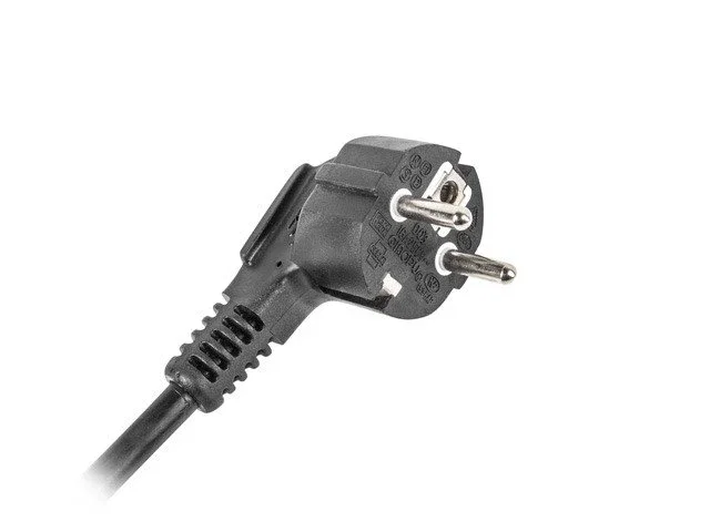 Lanberg PDU-08F-0200-BK Regleta / PDU Conmutada 1U para Rack 19", 8 Salidas Tipo F (Schuko), 16A, 2m Cable, Color Negro