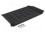 Lanberg AK-1008-B Bandeja fija 1U para rack de 19 pulgadas, 483x315mm, Negro