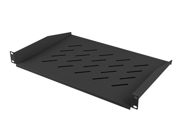 Lanberg AK-1008-B Bandeja Fija 1U para Rack de 19 pulgadas, Negro
