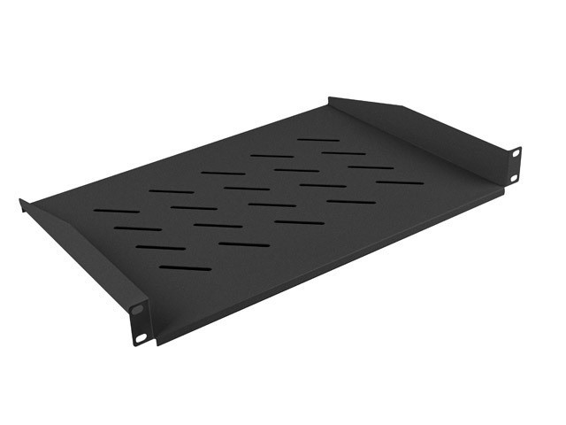 Lanberg AK-1008-B Bandeja Fija 1U para Rack de 19 pulgadas, Negro
