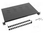Lanberg AK-1004-B Bandeja Fija 1U 483x300mm Negro