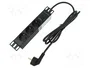 Lanberg PDU-03F-0200-BK Regleta para Rack 10 pulg 1U 3x Schuko Negro
