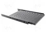 Lanberg AK-1011-B Estantería ajustable 1U 465x750 mm Negro