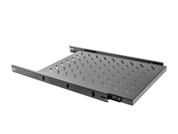 LANBERG AK-1011-B Estantería Ajustable para Rack, Negra, Capacidad 60 kg, Tamaño 19", Profundidad 750 mm LANBERG AK-1011-B Estantería Ajustable para Rack, Negra, Capacidad 60 kg, Tamaño 19", Profundidad 750 mm
