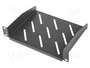 Lanberg AK-1012-B Bandeja para Rack de 10 Pulgadas 1U Negro