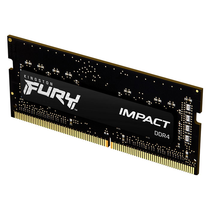 Kingston FURY Impact 16GB (2x8GB) Kit de 2 módulos DDR4 SODIMM 3200MHz CL20 para Portátil con disipador