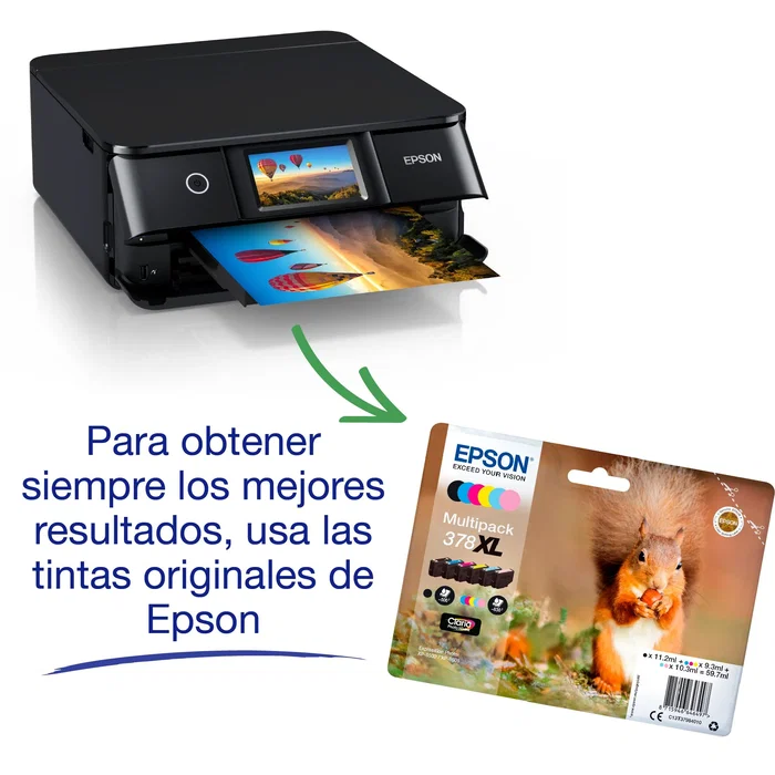 Epson Expression Photo XP-8700 Multifunción A4 Color Negro