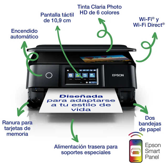 Epson Expression Photo XP-8700 Multifunción A4 Color Negro