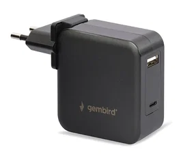 GEMBIRD Cargador Universal Portátil 60W con Cable Tipo C y 10 Conectores